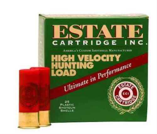 12 Gauge 25 Rounds Ammunition Estate Cartridge 2 3/4" 1 1/4 oz Lead #4